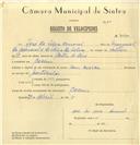 Registo de velocípede com o nº 7060, em nome de José da Silva Amaral, morador em Cacém.