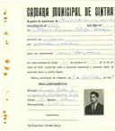 Registo de matricula de carroceiro de 2 ou mais animais em nome de António Francisco Fidalgo Tomazio, morador em Maceira, com o nº de inscrição 2361.
