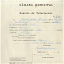 Registo de velocípede com o nº 4360, em nome de Manuel António Gonçalves, morador em Nafarros.
