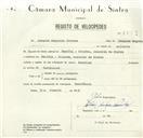 Registo de velocípede de marca Kreidler, com o nº 8539, em nome de Joaquim Sequeira Correia, morador em Mucifal.