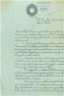 Carta dirigida ao Administrador do Concelho de Sintra, proveniente de Manuel Lopes Leão, residente em Sintra, apresentando queixa contra Francisco dos Santos, por este ter levado contra sua vontade uma espingarda que ia vender a António de Jesus Raio.