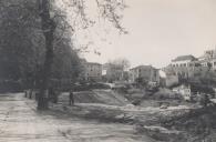 Obras de alargamento da Volta do Duche em Sintra.