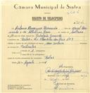 Registo de velocípede com o nº 7432, em nome de António Henriques Bernardo, morador em Belas.