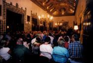 Público a assistir ao Concerto de piano com Peter Schreier / Adriano Jordão, no Palácio Nacional de Sintra, durante o Festival de Música de Sintra.