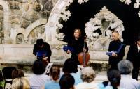 Concerto de Xuan Du / Andrei Ratnikov / Guenrik Elessin, na quinta da Regaleira, durante o Festival de Música de Sintra.