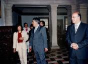 Receção ao Primeiro Ministro de Marrocos e sua comitiva no Palácio Nacional de Sintra, com a presença do Presidente da Câmara Municipal de Sintra, Dr. Fernando Reboredo Seara, durante a sua visita a Sintra.