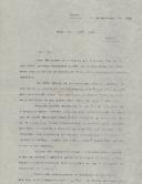 Carta de Francisco Costa dirigida a Raul Lino relativa ao pedido do Mestre Carvalho de outra cópia do projeto da casa em Sintra que está a construir.