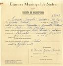 Registo de velocípede de marca Cicles Pombal com motor, com o nº 7268, em nome de Fernando Gonçalves Berlindo, morador em Belas.
