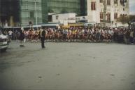 Partida da corrida Fim da Europa, frente ao Palácio Nacional de Sintra.