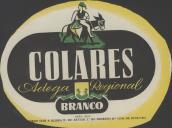 Rótulo para garrafão de vinho branco da Adega Regional de Colares.