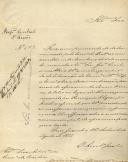 Ofício de Henrique Gama Barros, Secretário Geral da Repartição Central do Governo Civil de Lisboa, ao Administrador do Concelho de Sintra, referente à desamortização por meio de aforamento de um terreno em Almoçageme, requerido por Henrique Policarpo Serôdio.