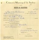 Registo de velocípede de marca Cicles, com o nº 7640, em nome de Manuel da Silva Pocariço, morador em Ranholas.