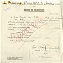 Registo de velocípede de marca Alcyon, com o nº 4647, em nome de José Bento da Silva, morador em Vale de Lobos.