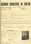 Registo de matricula de cocheiro amador em nome de Olga Santos, moradora em Rio de Mouro, com o nº de inscrição 578.
