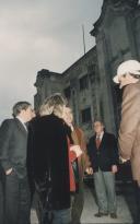 Edite Estrela, Presidente da Câmara Municipal de Sintra, visitando as obras de requalificação do Cine Teatro Carlos Manuel.