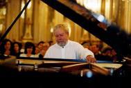 Concerto de piano de Nelson Freire, na sala da música do Palácio Nacional de Queluz, durante o Festival de Música de Sintra.