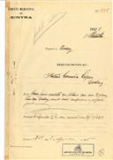Construção de uma casa na Rua Martins em Queluz em nome de António Carreira Lopes com o Processo OB nº 455/1925, com a licença de construção nº 351 de 03/12/1925.