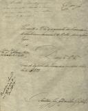 Ofício, do Secretário da Irmandade do Santíssimo Sacramento de Belas, José Joaquim da Silva Galvão, ao Administrador do Concelho de Sintra, remetendo os orçamentos da irmandade, para os fins legais.