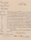 Circular do Secretário Geral da Repartição Central do Governo Civil de Lisboa, Augusto Ferreira Novais, ao Administrador do Concelho de Sintra, pedindo para enviar até ao fim do mês de Novembro uma nota das percentagens adicionais às contribuições diretas do estado.