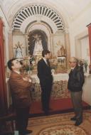 Visita do Vereador Rui Silva e Cardoso Martins à capela de Nossa Sr.ª das Mercês, nas Mercês.