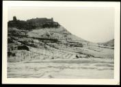 Nevão em Palmela, Vista parcial do Castelo e encosta da Vila 2 de Fevereiro 1954
