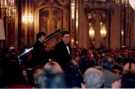 Concerto com Vag Papian e Maxim Vengerov, durante o festival de música de Sintra, na sala de música do Palácio Nacional de Queluz.