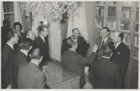 Sala Camiliana, com diversas personalidades, entre elas o Visconde d'Asseca, no Palácio Valenças.