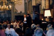 Concerto de piano com Peter Schreier / Adriano Jordão, no Palácio Nacional de Sintra, durante o Festival de Música de Sintra.