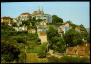 Sintra (Portugal) Vista parcial e Palácio Nacional