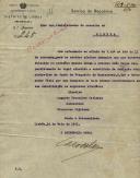 Ofício do Secretário Geral da 2ª Repartição do Governo Civil de Lisboa, ao Administrador do Concelho de Sintra, referente à substituição dos vogais Manuel Jorge e António João Roque, da Junta de freguesia de Montelavar, por terem falecido, sendo substituídos por: Augusto Francisco Casinhas e Francisco Cipriano.