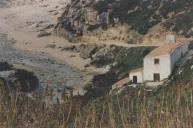 Azenha na praia da Samarra.
