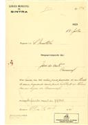 Construção de uma casa no Carrascal em nome de José do Couto, com o Processo OB nº 396/1923, com a licença de construção nº 414 de 31/10/1923.