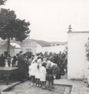 Cerimónia fúnebre no Cemitério de São Marçal.