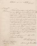 Ofício  do Secretário Geral do Governo Civil de Lisboa, António José Vieira, ao Administrador do Concelho de Sintra, referente ás contas da Irmandade do Santíssimo Jesus dos Paços, na freguesia de S. Martinho, dos anos de 1846 e 1851.