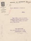 Ofício do Administrador do Concelho de Torres Vedras, ao Administrador do Concelho de Sintra, referente à captura de um indivíduo conhecido por Lexi-Vida Larga, moleiro, residente nos Negrais, por um crime de Burla.