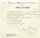 Registo de velocípede de marca Sachs, com o nº 9048, em nome de Joaquim dos Santos Silva, morador em Priores, Almargem do Bispo.