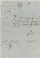 Requerimento de Bento Francisco, a propósito do manifesto de empréstimo feito a João da Mata e sua mulher Mariana da Conceição, moradores na Portela de Carapeniques.