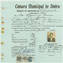 Registo de matricula de velocipedista em nome de José Figueiredo Ramos, morador em Queluz, com o nº de inscrição 426.