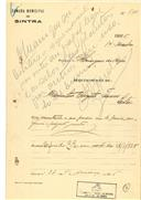 Reconstrução de uma moradia  em Dona Maria em nome de Diamantino Augusto Tavares com o Processo OB nº 500/1925, com a licença de construção nº 33 de 05/03/1925.