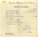Registo de velocípede de marca Reynolds, com o nº 9767, em nome de Luís Alves da Silva, morador em Queluz.