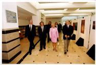Inauguração do Centro Cultural Olga Cadaval, com a presença da Drª Edite Estrela, presidente da Câmara Municipal de Sintra, Primeiro Ministro António Guterres e o Ministro da Educação e Cultura Augusto Santos Silva.
