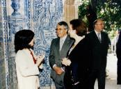 Receção ao Primeiro Ministro de Marrocos e sua comitiva no Palácio Nacional de Sintra, com a presença do Presidente da Câmara Municipal de Sintra, Dr. Fernando Reboredo Seara, durante a sua visita a Sintra.