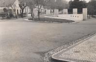 Reparações no Largo das Flores em Sintra.