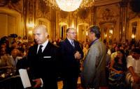 Presidente da Câmara Municipal de Sintra, Dr. Fernando Seara para assistir ao Concerto de piano de Pedro Burmester, na sala da música no Palácio Nacional de Queluz, durante o Festival de Música de Sintra.