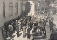 Exéquias fúnebres no largo Dr. Virgílio Horta em Sintra. 