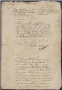 Feito de cível de contas de testamento de Manuel João, morador na Codiceira, cujo testamenteiro foi o seu filho Vicente João, morador no mesmo lugar.