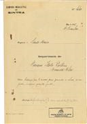 Construção de uns anexos na Avenida Alda em Sintra em nome de Geovani Italo Pistoni, com o Processo nº OB 440/1920, com a licença de construção nº 230 de 17/12/1920.