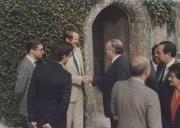 Dom Duarte de Bragança, Duarte Pio João Miguel Gabriel Rafael, no Palácio da Pena aquando da visita da família Real Italiana.