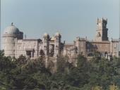 Fachada principal do Palácio Nacional da Pena.