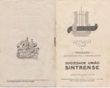 Programa dos festejos do 67º aniversário da Sociedade União Sintrense (1877-1944).